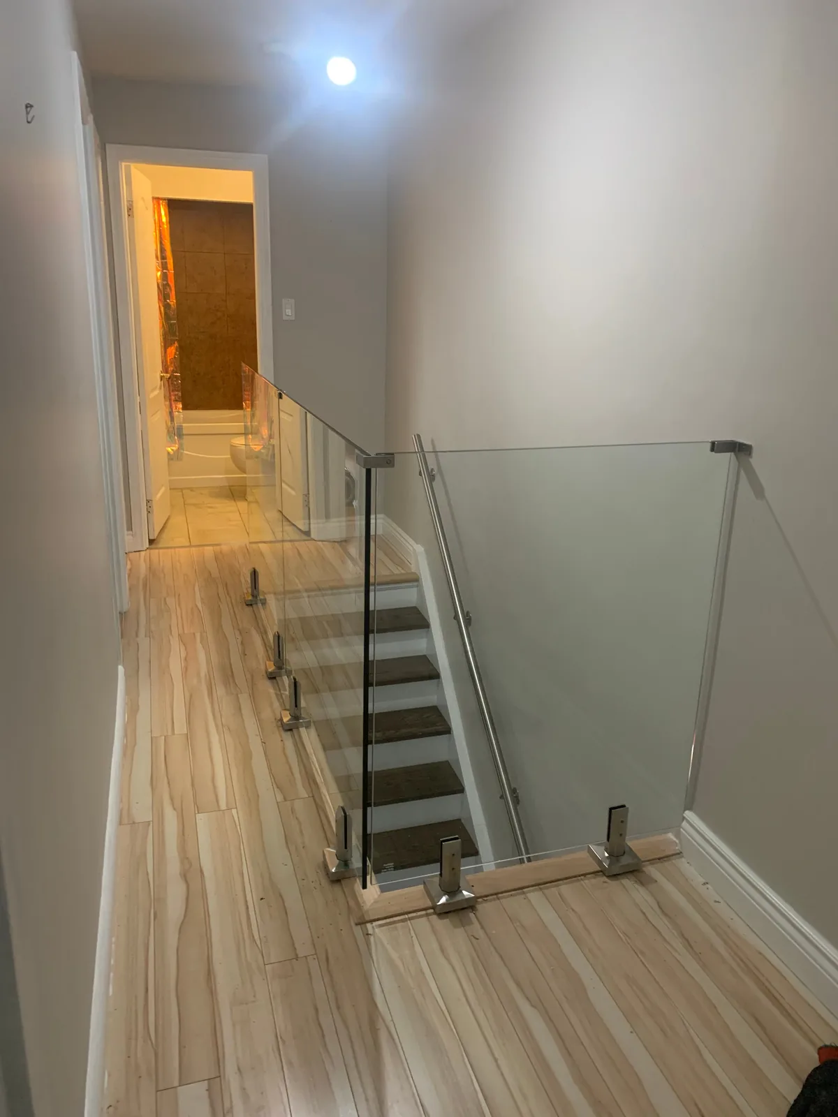 Glass railing project