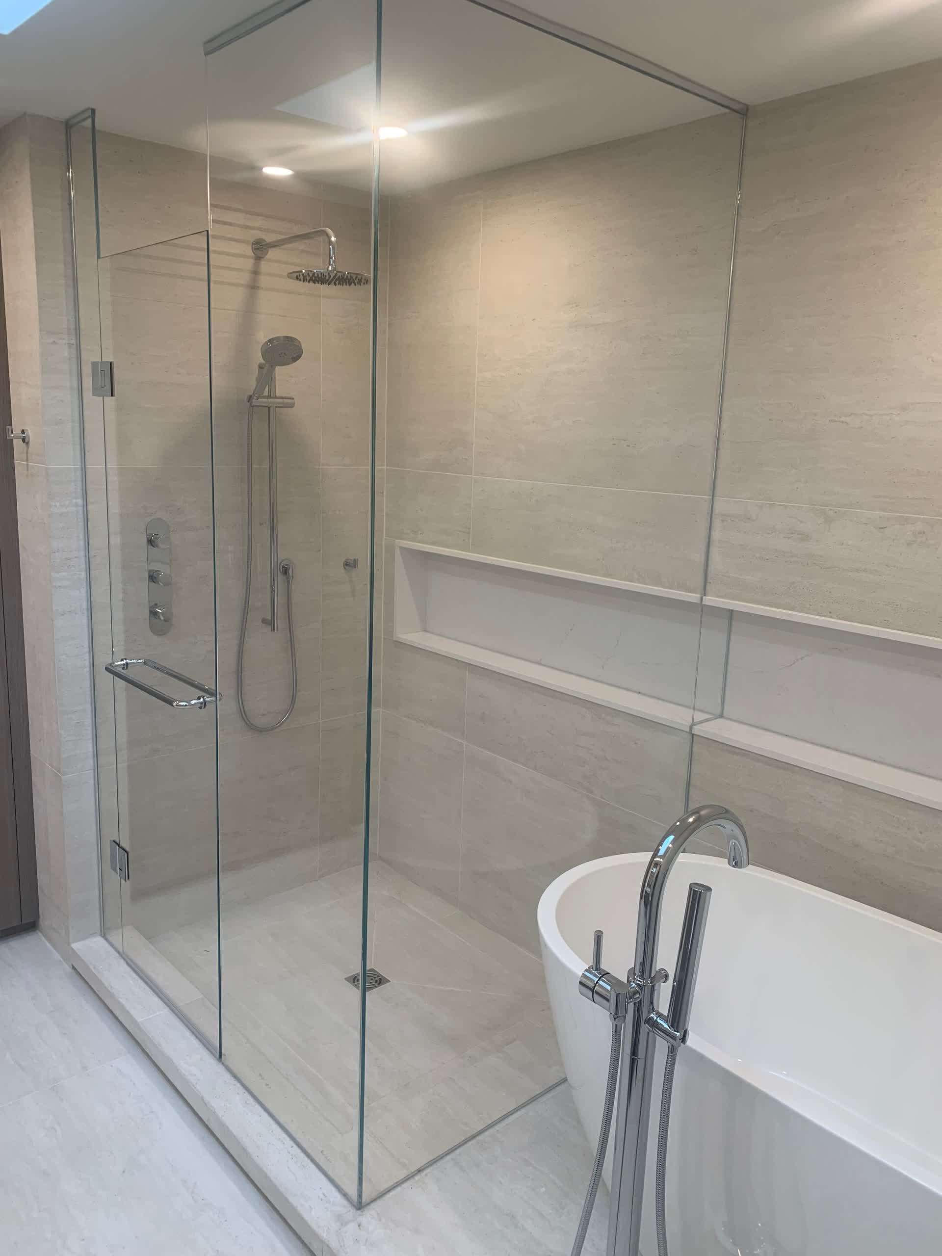 Premium glass installation by Remington Glass