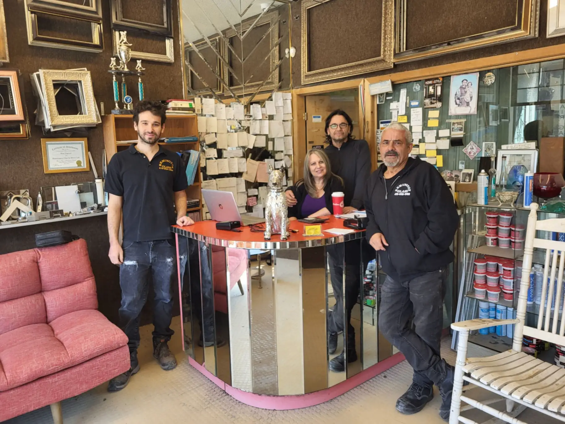 The Remington Glass & Mirror team